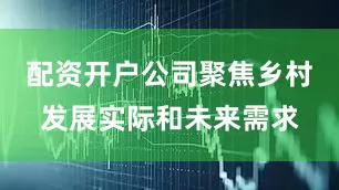 配资开户公司聚焦乡村发展实际和未来需求